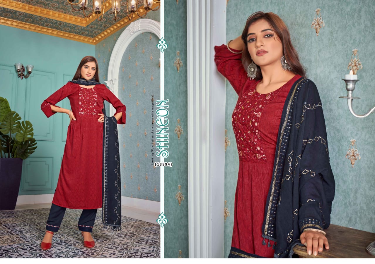 Kalaroop Jasmeen Fancy Wear Wholesale Designer Salwar Suits Catalog
